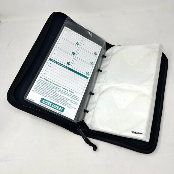 CaseLogic Holds [24] CD/DVD & [24] 3.5" FLOPPY Wallet Holder Keeper Case Logic - Picture 3 of 11